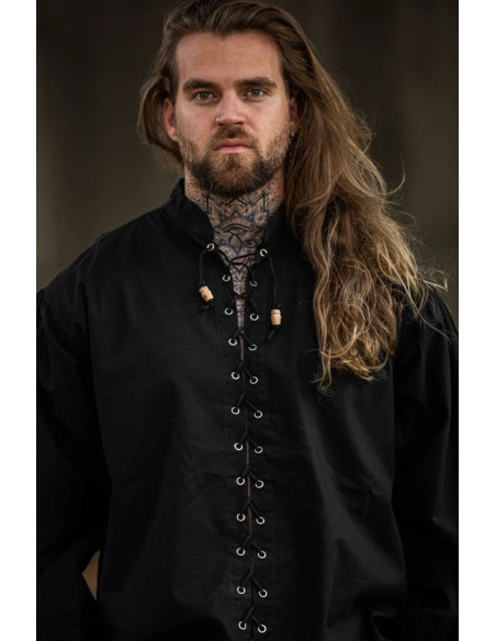 Medieval shirt with ties model...