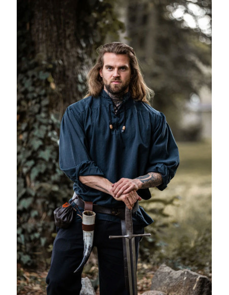 Medieval shirt with ties model Georg,... Medieval shirt with ties model Georg,...