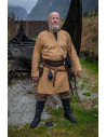 Viking tunic with Erwin embroidery, honey brown