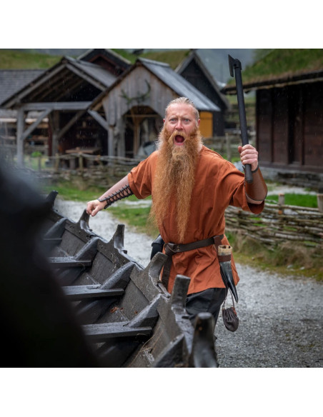 Viking tunic short sleeve Olaf, red