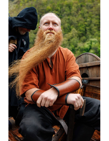 Viking tunic short sleeve Olaf, red