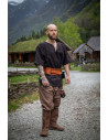 Viking tunic short sleeve Olaf, black