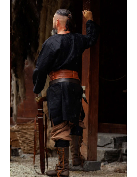 Olvisson Viking tunic, black wool