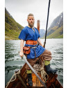 Viking tunic short sleeve Theobald, blue
