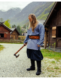 Viking long-sleeved tunic Torsten, blue gray