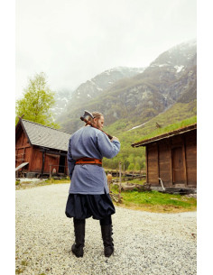 Viking long-sleeved tunic Torsten, blue gray 2