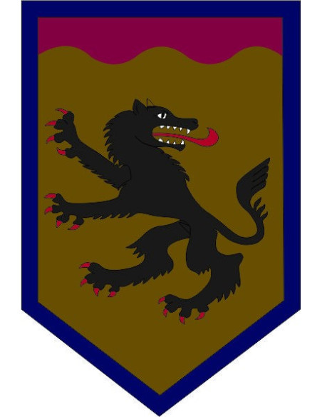 Medieval banner various colors with...