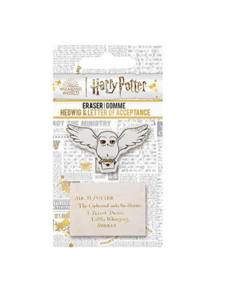 Set of 2 erasers - Hedwig and letter...