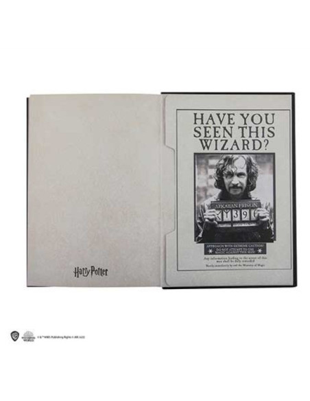 Hardcover notebook and bookmark -...