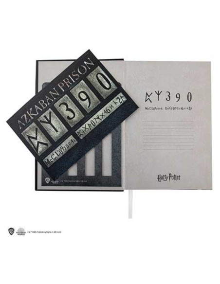 Hardcover notebook and bookmark -...