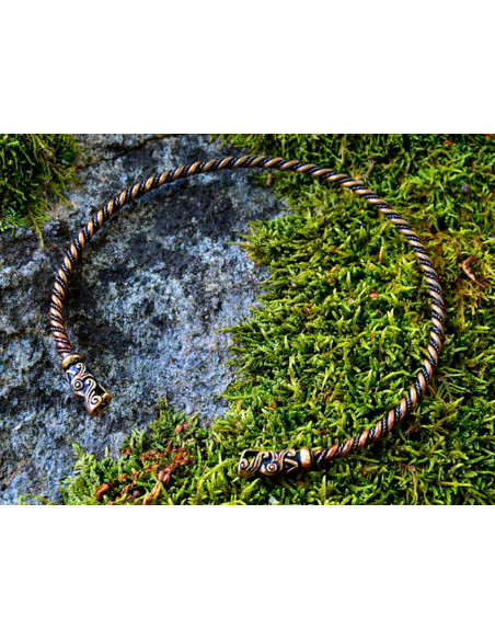 Torque Viking Gotland Dragon heads
