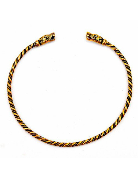 Torque Viking Gotland Dragon heads