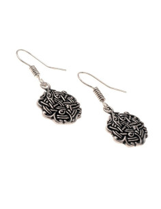 Viking earrings with intertwined knots