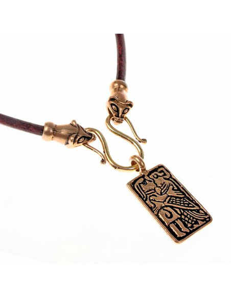 Viking amulet pendant with Guldgubbe