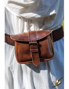 Guerrero leather bag, small