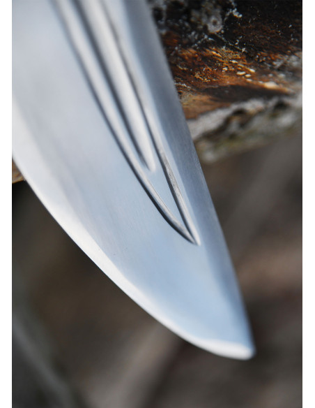 Falcata, Kopis with knife, horse head...