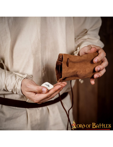 Set of 25 magical bone runes with...