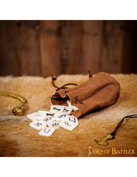 Set of 25 magical bone runes with...