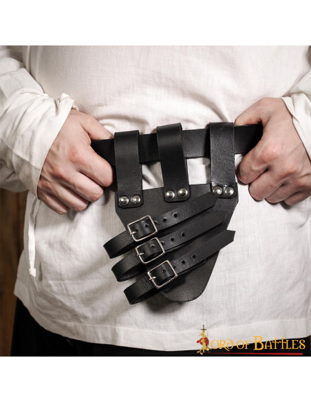 Baldric for rapier swords in leather...