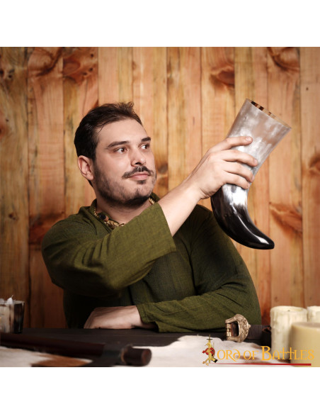 Viking-medieval drinking horn,...