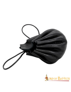 Medieval leather beggar for the belt