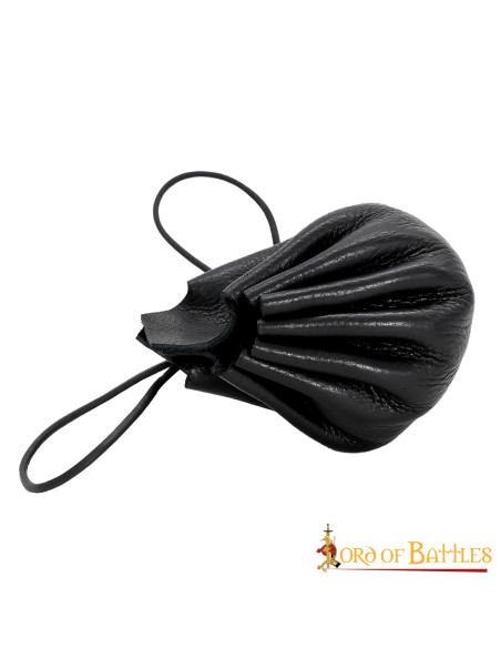 Medieval leather beggar for the belt