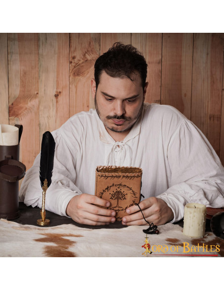 Middle-earth journal in handmade leather