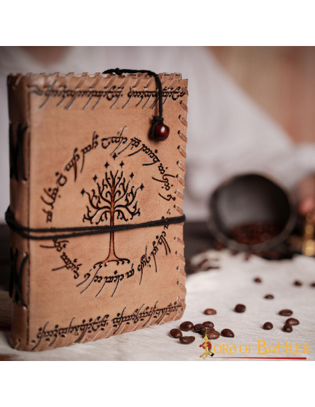 Middle-earth journal in handmade leather