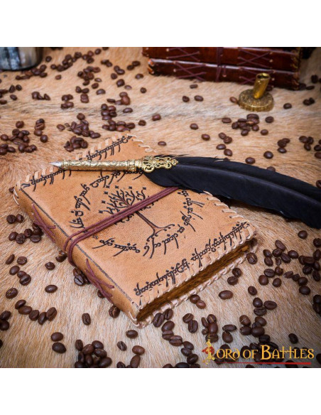 Middle-earth journal in handmade leather