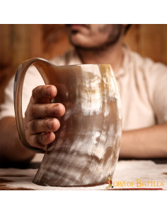 Viking jar in ox horn 2