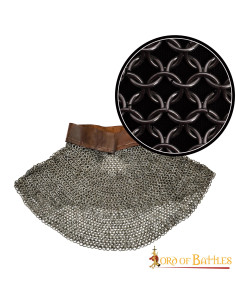 Medieval chainmail gorget