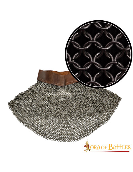Medieval chainmail gorget