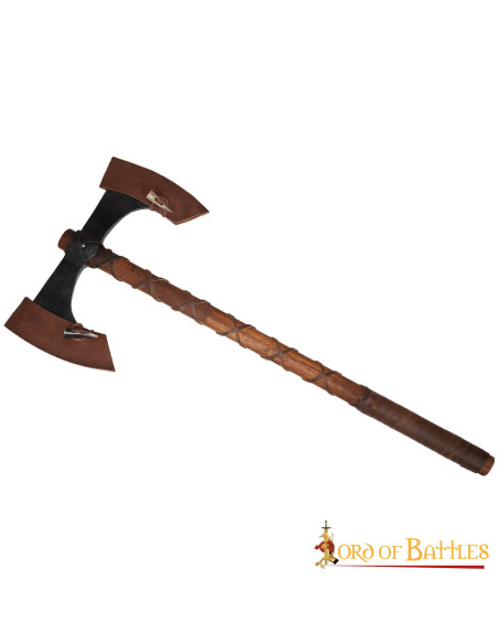 Double-edged functional ax with sheath