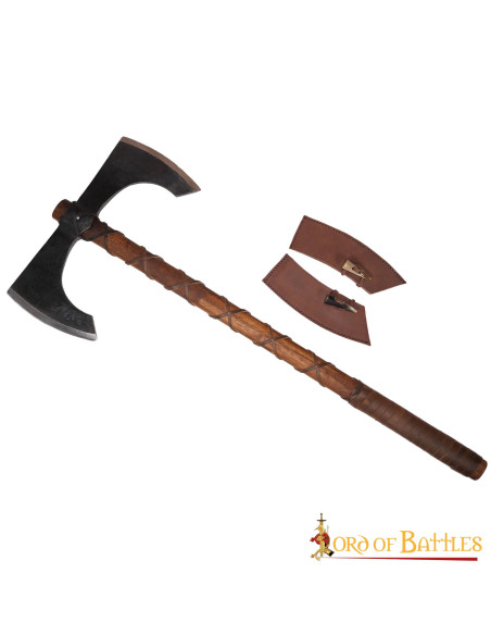 Double-edged functional ax with sheath