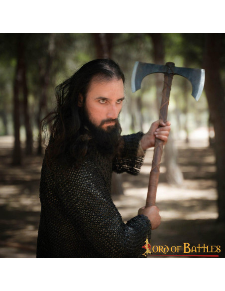 Double-edged functional ax with sheath