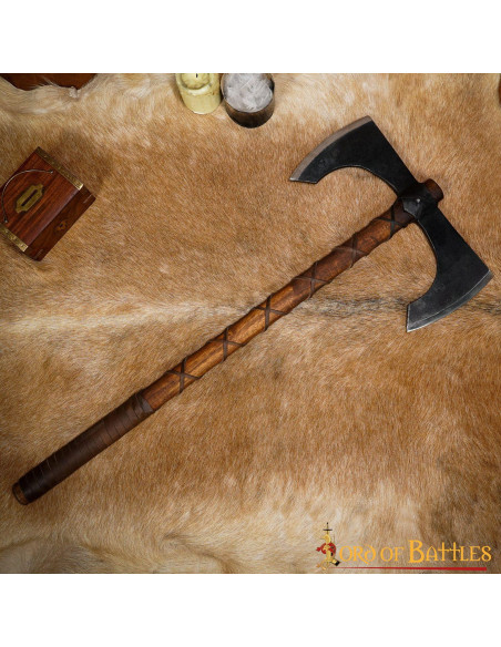 Double-edged functional ax with sheath