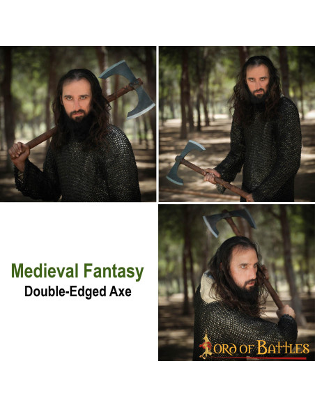 Double-edged functional ax with sheath