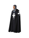 Pack Knights Hospitallers cape and tunic embroidered cross