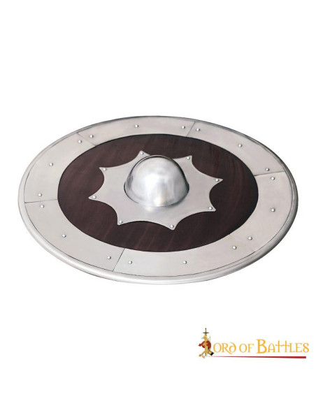 Viking shield in wood and steel Viking shield in wood and steel