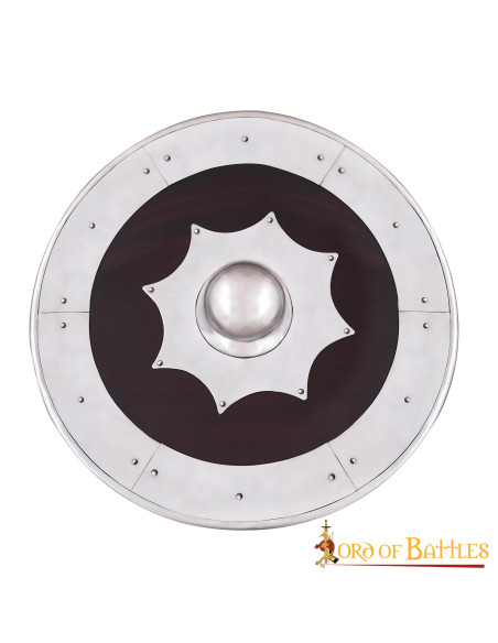 Viking shield in wood and steel Viking shield in wood and steel