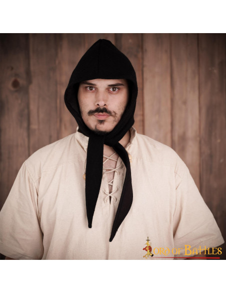 Medieval peasant cap in wool