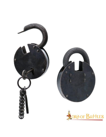 old padlock medieval dungeon