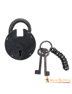 old padlock medieval dungeon
