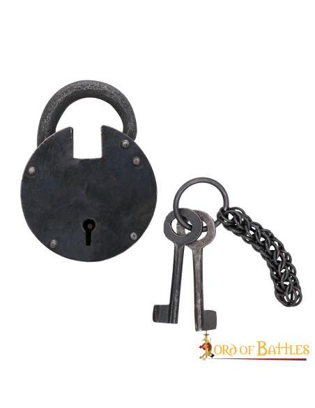 old padlock medieval dungeon