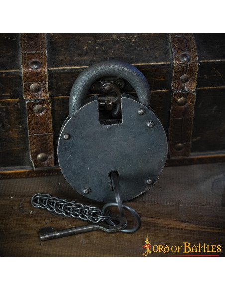 old padlock medieval dungeon