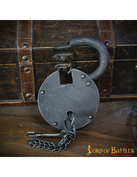 old padlock medieval dungeon
