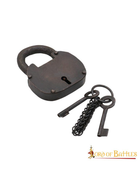 Hand-forged Pirate Chest Padlock Hand-forged Pirate Chest Padlock