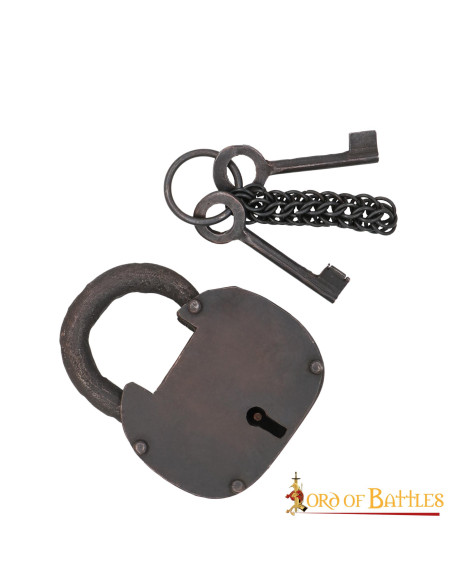 Hand-forged Pirate Chest Padlock Hand-forged Pirate Chest Padlock