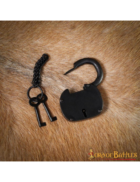 Hand-forged Pirate Chest Padlock Hand-forged Pirate Chest Padlock