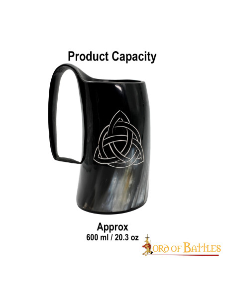 Celtic trisketa beer mug